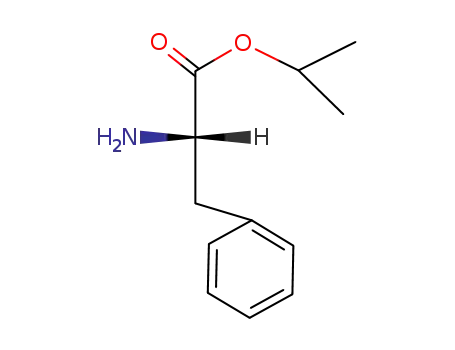 Molecular Structure of 18934-70-8 (L-Phenylalanine, 1-methylethyl ester)
