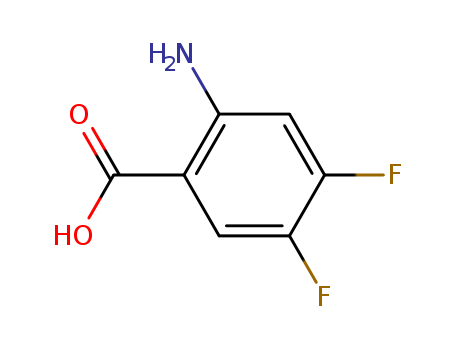 2-Amino-4,5-Difluorobenzoic Acid cas no. 83506-93-8 98%