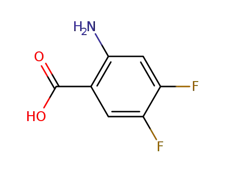 2-Amino-4,5-difluorobenzoic acid cas  83506-93-8