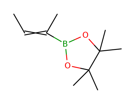 4,4,5,5-tetramethyl-2-[1-methylprop-1-enyl]-1,3,2-dioxaborolane