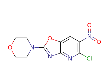 5-chloro-2-morpholino-6-nitrooxazolo[4,5-b]pyridine