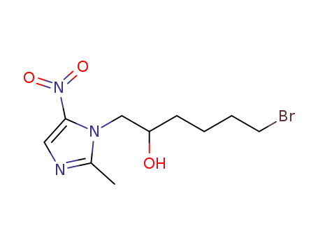 6-bromo-1-(2-methyl-5-nitro-imidazol-1-yl)hexan-2-ol