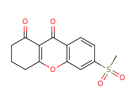 xanthene-1,9-dione-3,4-dihydro-6-methylsulfonyl