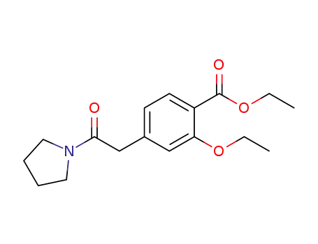 ethyl 2-ethoxy-4-(2-oxo-2-(pyrrolidin-1-yl)ethyl)benzoate