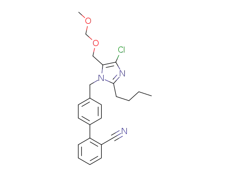 4'-((2-butyl-4-chloro-5-((methoxymethoxy)methyl)-1H-imidazol-1-yl)methyl)-[1,1'-biphenyl]-2-carbonitrile
