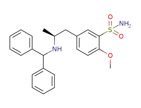 5-(2-(benzhydrylamino)propyl)-2-ethylbenzenesulfonamide