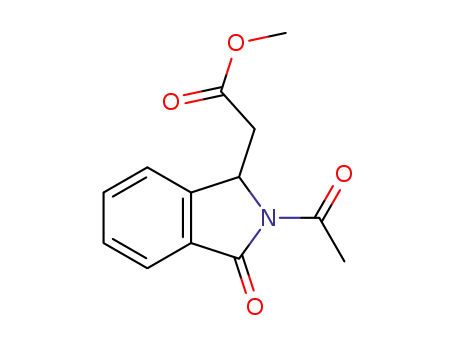 methyl 2-(2-acetyl-3-oxoisoindolin-1-yl)acetate