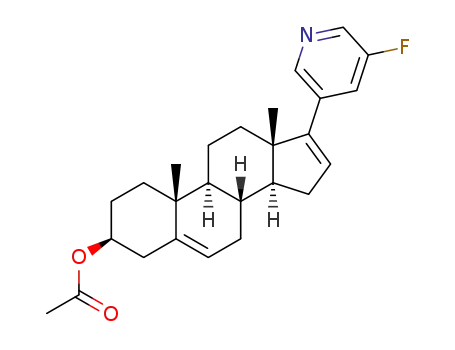 3β-acetoxy-17-(5-fluoropyridin-3-yl)androsta-5,16-diene