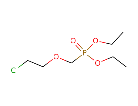Molecular Structure of 116384-56-6 (Diethyl [(2-chloroethoxy)methyl]phosphonate)