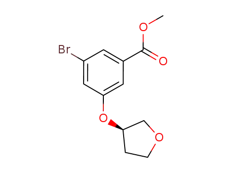methyl 3-bromo-5-[(3R)-tetrahydrofuran-3-yloxy]benzoate