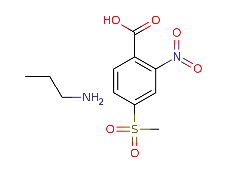 2-nitro-4-methylsulfonyl benzoic acid n-propylamine salt