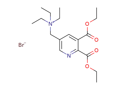 [(5,6-dicarboxy-3-pyridyl)methyl]triethylamine ammonium bromide diethyl ester