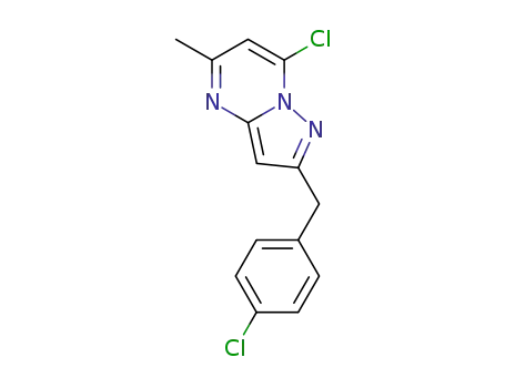 7-chloro-2-(4-chlorobenzyl)-5-methylpyrazolo[1,5-a]pyrimidine