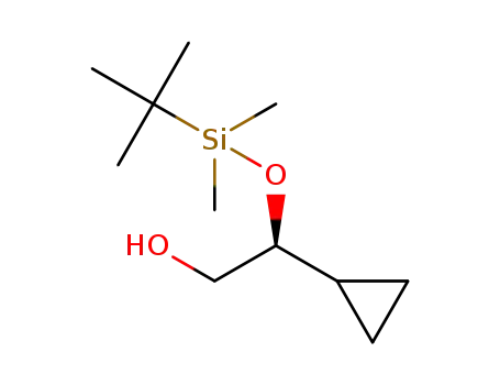 (S)-2-[(tert-butyldimethylsilyl)oxy]-2-cyclopropylethan-1-ol