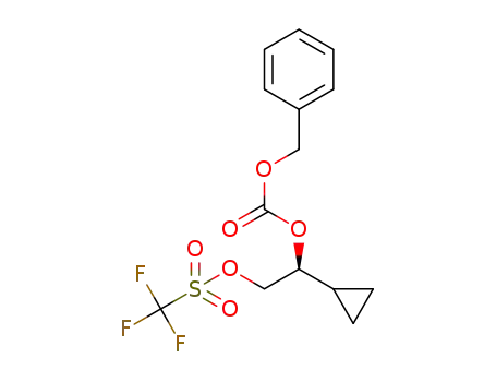(1S)-2-{[(benzyloxy)carbonyl]oxy}-2-cyclopropylethyl trifluoromethanesulfonate