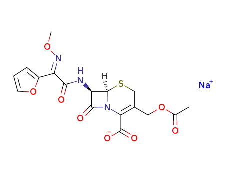 3-decarbamoyl-acetyl-cefuroxime sodium