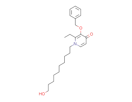 3-(benzyloxy)-2-ethyl-1-(10-hydroxydecyl)pyridin-4(1H)-one