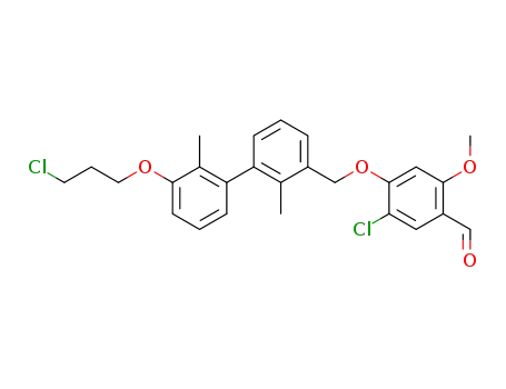 5-chloro-4-((3'-(3-chloropropoxy)-2,2'-dimethyl-[1,1'-biphenyl]-3-yl)methoxy)-2-methoxybenzaldehyde