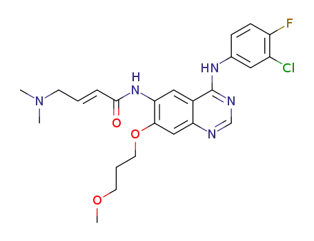 (E)-N-(4-(3-chloro-4-fluorophenylamino)-7-(3-methoxypropoxy)quinazolin-6-yl)-4-(dimethylamino)but-2-enamide