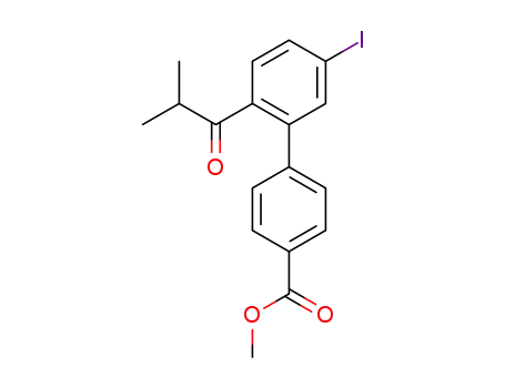 methyl 5'-iodo-2'-isobutyrylbiphenyl-4-carboxylate
