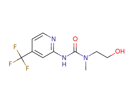 1-(2-hydroxyethyl)-1-methyl-3-[4-(trifluoromethyl)-2-pyridyl]urea