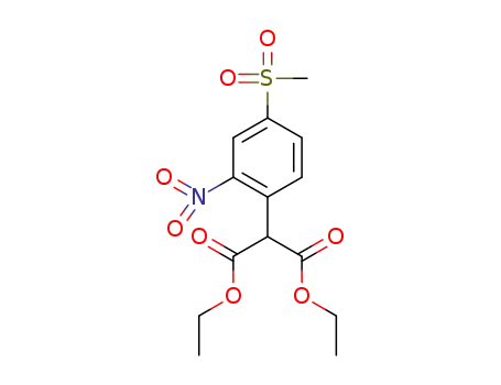 diethyl 2-nitro-4-methanesulfonylphenylmalonate