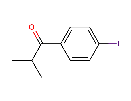 Molecular Structure of 99059-63-9 (1-(4-Iodophenyl)-2-methylpropan-1-one)