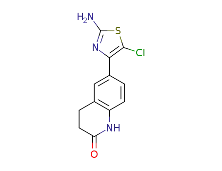 6-(2-amino-5-chlorothiazol-4-yl)-3,4-dihydroquinolin-2(1H)-one