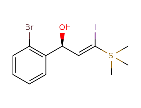 (S,Z)-1-(2-bromophenyl)-3-iodo-3-(trimethylsilyl)prop-2-en-1-ol