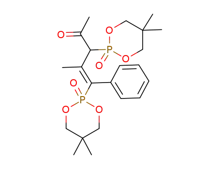 (E)-3,5-bis(5,5-dimethyl-2-oxido-1,3,2-dioxaphosphinan-2-yl)-4-methyl-5-phenylpent-4-en-2-one