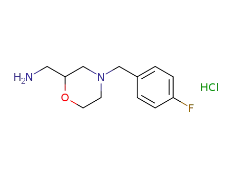 4-(4-fluorobenzyl)-2-aminomethylmorpholine hydrochloride