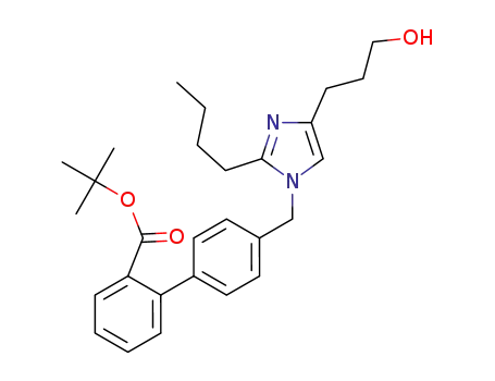 4'-[2-butyl-4-(3-hydroxypropyl)imidazol-1-ylmethyl]biphenyl-2-carboxylic acid tert-butyl ester
