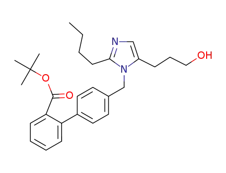 4'-[2-butyl-5-(3-hydroxypropyl)imidazol-1-ylmethyl]biphenyl-2-carboxylic acid tert-butyl ester