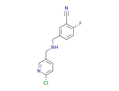 5-({[(6-chloropyridin-3-yl)methyl]amino}methyl)-2-fluorobenzonitrile