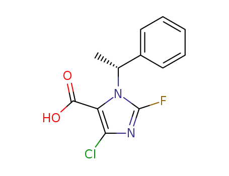 R-1-(1-phenylethyl)-1H-2-fluoro-4-chloroimidazole-5-carboxylic acid