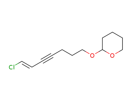 trans-7-chloro-1-tetrahydropyran-2-yloxy-6-hepten-4-yne
