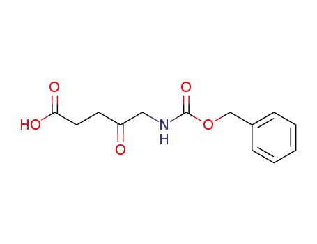 Molecular Structure of 112661-85-5 (N-CBZ-5-AMINOLEVULINIC ACID)