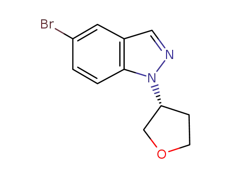 5-bromo-1-[(3R)-oxolan-3-yl]indazole