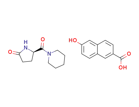 (R)-fasoracetam 6-hydroxy-2-naphthoic acid