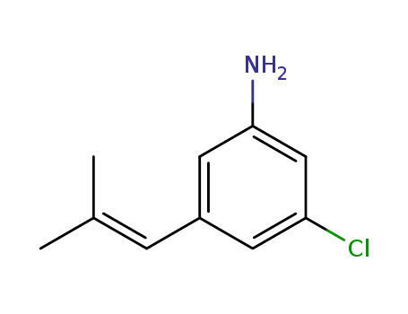3-chloro-5-(2-methylprop-1-enyl)aniline