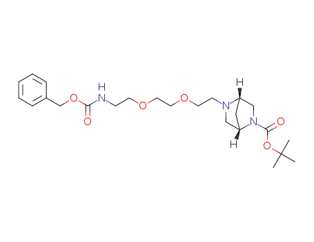 (1S,4S)-tert-butyl 5-(3-oxo-1-phenyl-2,7,10-trioxa-4-azadodecan-12-yl)- 2,5-diazabicyclo[2.2.1]heptane-2-carboxylate
