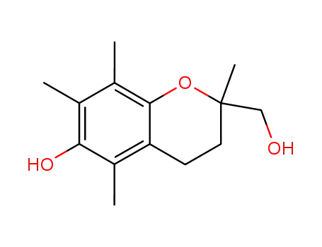 Molecular Structure of 79907-49-6 (2-HYDROXYMETHYL-2,5,7,8-TETRAMETHYLCHROMAN-6-OL)