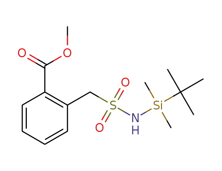 methyl 2-((N-(tert-butyldimethylsilyl)sulfamoyl)methyl)benzoate