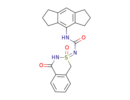 1-(1,2,3,5,6,7-hexahydro-s-indacen-4-yl)-3-(2-oxido-4-oxo-3,4-dihydro-1H-2λ4-benzo[d][1,2]thiazin-2-ylidene)urea