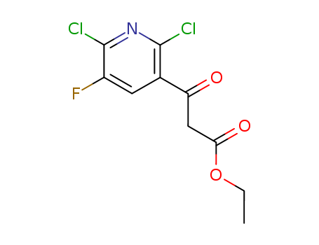 Ethyl 2,6-dichloro-5-fluoro-pyridine-3-acetoacetate