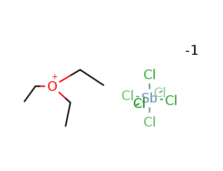 Molecular Structure of 3264-67-3 (TRIETHYLOXONIUM HEXACHLOROANTIMONATE)