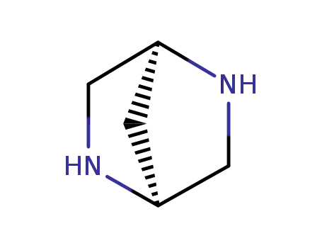 Molecular Structure of 132339-20-9 ((1S,4S)-2,5-Diazabicyclo[2.2.1]heptane)