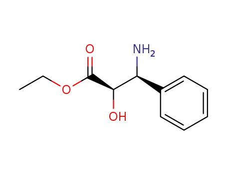 Molecular Structure of 143615-00-3 ((2R,3S)-3-Phenylisoserine ethyl ester)