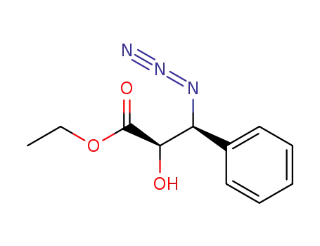 Molecular Structure of 144787-20-2 (ETHYL 3-AZIDO-2-HYDROXY-PROPIONATE)