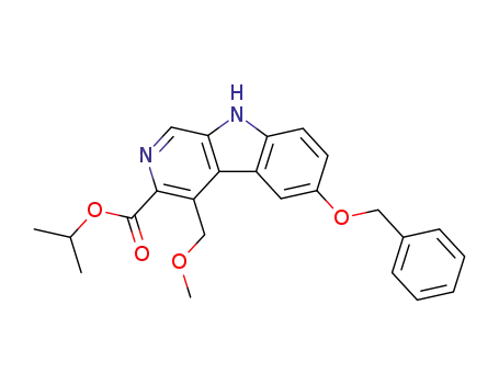 Propan-2-yl 4-(methoxymethyl)-6-phenylmethoxy-9h-pyrido[3,4-b]indole-3-carboxylate
